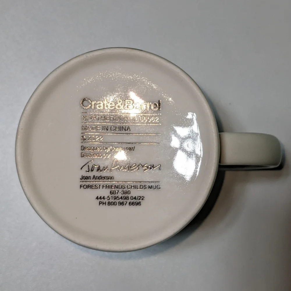 Crate & Barrel Kids Winter Holiday Mug
